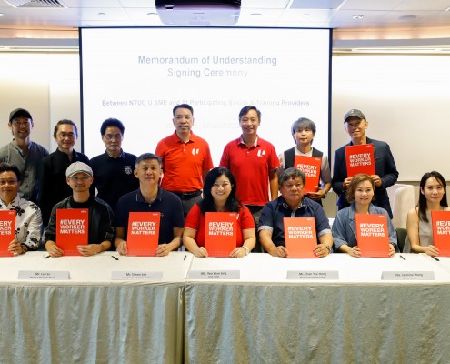 HACOS-NTUC CTC MOU Ceremony